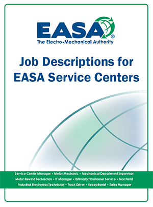 Job Descriptions for EASA Service Centers cover